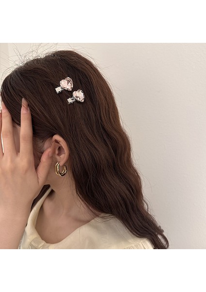 1 Çift Alın Aşkı Yapay Elmas Saç Tokası (Beyaz) (Yurt Dışından) fiyatları