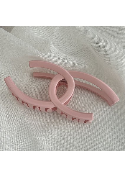 1 Basit Mizaç Yüz Köpekbalığı Klipsi (Pembe) (Yurt Dışından)