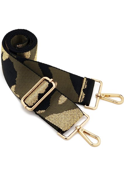 Geniş Omuz Askısı Ayarlanabilir Yedek Kemer Çapraz Kanvas Çanta（9 PARAGRAF）75-135CM (Yurt Dışından)