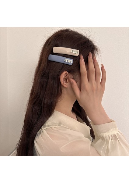 1 Parlak Narin Harfli Basit Saç Tokası (Pembe) (Yurt Dışından) fiyatları