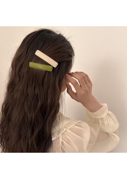 1 Paket Deri Moda Basit Tek Parça Klips (Siyah) (Yurt Dışından) fiyatları