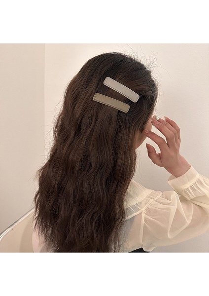 1 Paket Deri Moda Basit Tek Parça Klips (Siyah) (Yurt Dışından) modelleri