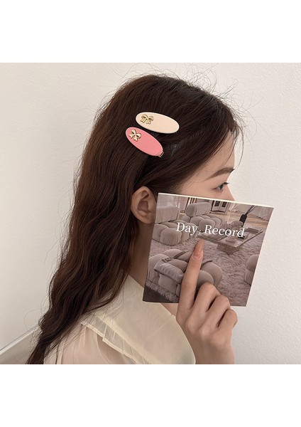 1 Fransız Kız Kalp Metal Yay Saç Tokası (Siyah) (Yurt Dışından) fiyatları