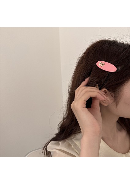 1 Fransız Kız Kalp Metal Yay Saç Tokası (Siyah) (Yurt Dışından) modelleri