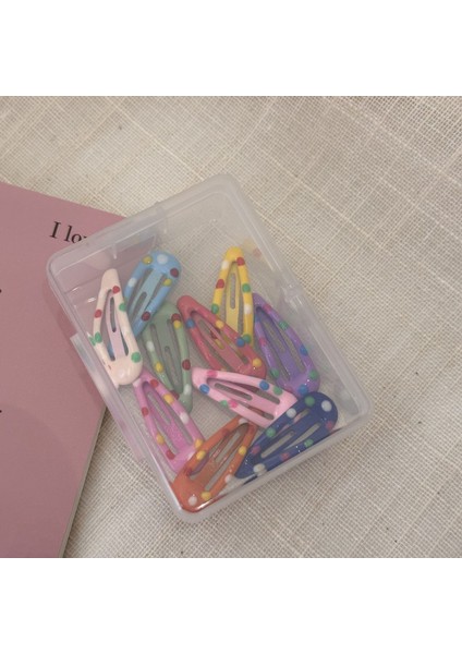 1 Kutu Dolusu Romantik Ev Şekeri Renginde Saç Tokası (Su Damlaları) (Yurt Dışından)