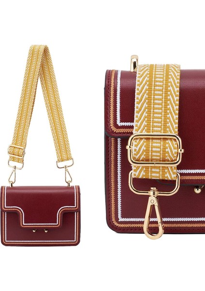 Geniş Omuz Askısı Ayarlanabilir Yedek Kemer Crossbody Kanvas Çanta（no. 33ALTIN TOKA）80-140CM (Yurt Dışından) fırsatları