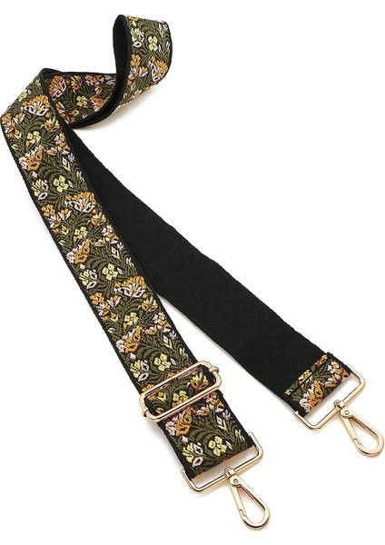 Geniş Omuz Askısı Ayarlanabilir Yedek Kemer Çapraz Kanvas ÇANTA（SARI）80-130CM (Yurt Dışından) fiyatları