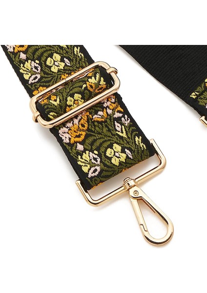 Geniş Omuz Askısı Ayarlanabilir Yedek Kemer Çapraz Kanvas ÇANTA（SARI）80-130CM (Yurt Dışından) modelleri