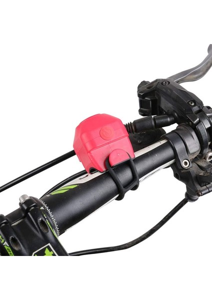 130DB Elektrikli Bisiklet Zili Vintage Metal Bisiklet Zili Taşınabilir Silikon Su Geçirmez, Kırmızı (Yurt Dışından) modelleri