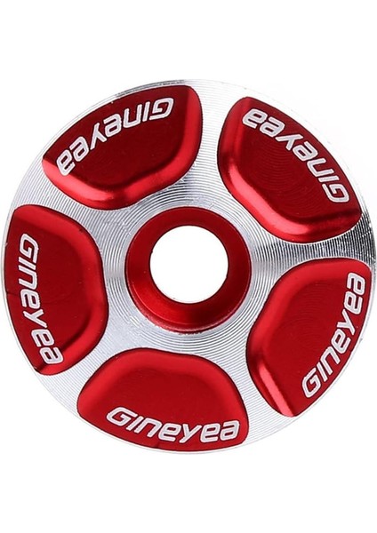 2 Adet Yol Bisikleti Kask Stem Üst Kapak Kapağı Aksesuarları, Bisiklet Sapı 28.6 mm Alüminyum Alaşımlı Bisiklet Kaskı Üst Kapak Ön Çatal Stem Kase (Kırmızı) (Yurt Dışından)