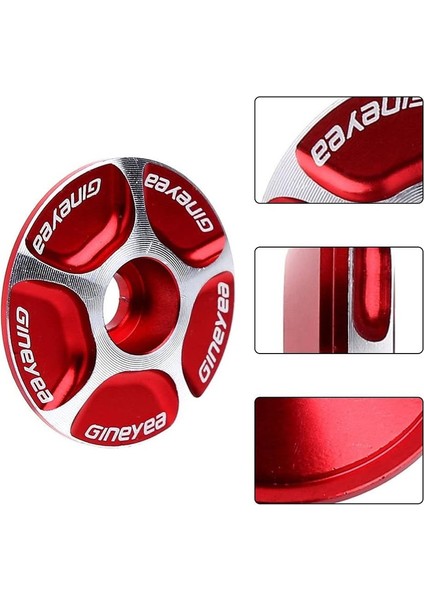 2 Adet Yol Bisikleti Kask Stem Üst Kapak Kapağı Aksesuarları, Bisiklet Sapı 28.6 mm Alüminyum Alaşımlı Bisiklet Kaskı Üst Kapak Ön Çatal Stem Kase (Kırmızı) (Yurt Dışından) fiyatları