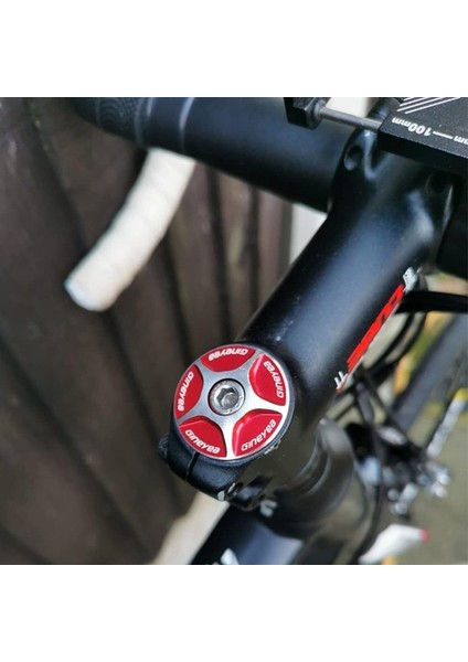 2 Adet Yol Bisikleti Kask Stem Üst Kapak Kapağı Aksesuarları, Bisiklet Sapı 28.6 mm Alüminyum Alaşımlı Bisiklet Kaskı Üst Kapak Ön Çatal Stem Kase (Kırmızı) (Yurt Dışından) modelleri