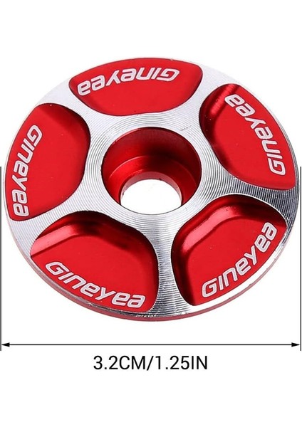 2 Adet Yol Bisikleti Kask Stem Üst Kapak Kapağı Aksesuarları, Bisiklet Sapı 28.6 mm Alüminyum Alaşımlı Bisiklet Kaskı Üst Kapak Ön Çatal Stem Kase (Kırmızı) (Yurt Dışından) fırsatları