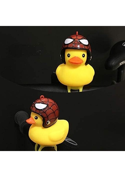 Çocuklar, Küçük Çocuklar, Yetişkinler ve Çocuklar Için Sevimli Bisiklet Kornası - Gidona Takmak Için Lastik Ördek Oyuncağı (Örümcek Adam) (Yurt Dışından) fiyatları