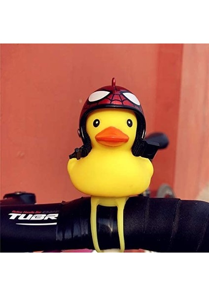 Çocuklar, Küçük Çocuklar, Yetişkinler ve Çocuklar Için Sevimli Bisiklet Kornası - Gidona Takmak Için Lastik Ördek Oyuncağı (Örümcek Adam) (Yurt Dışından) fırsatları