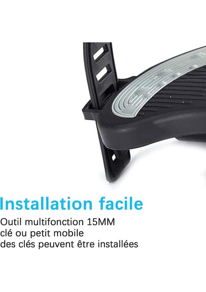 1 Çift Kaymaz Sabit Bisiklet Kayışlı Egzersiz Bisikleti Pedalı (Siyah, 9/16" Kısa Şaft) (Yurt Dışından) fırsatları