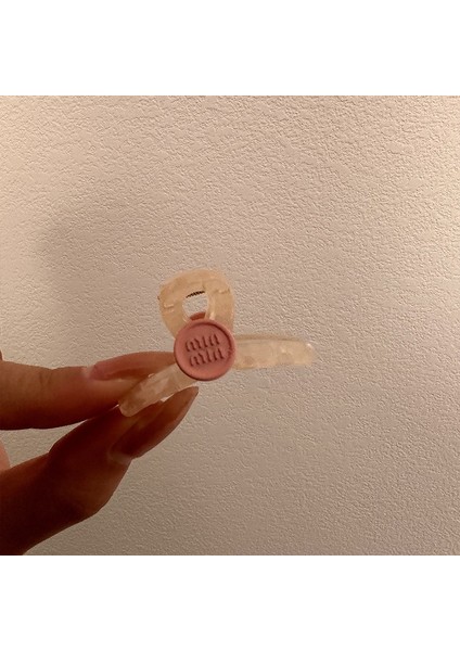 1 Paket Zarif Küçük Boy Sekiz Patlama Klipsi Tutma Klipsi (Pembe) (Yurt Dışından)