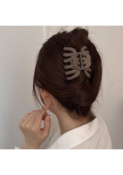 1 Basit Kıdemli Duyu Klipsi Buzlu Saç Tokası (Açık Köri) (Yurt Dışından) fiyatları