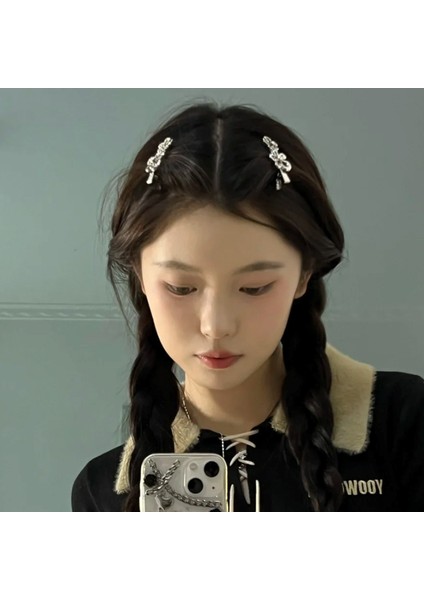 1 Yaz Tatlı Havalı Kız Metal Çiçek Saç Tokası (Altın) (Yurt Dışından) fiyatları