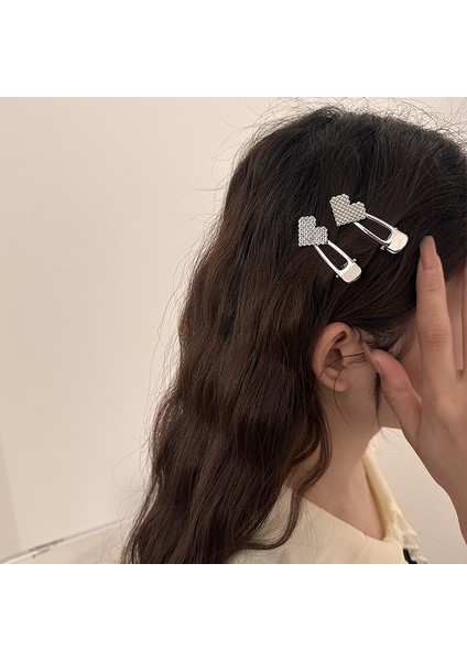 1 Paket Yapay Elmas Patlama Klipsi Genç Kız Saç Tokası (Pembe Rhinestones) (Yurt Dışından) modelleri