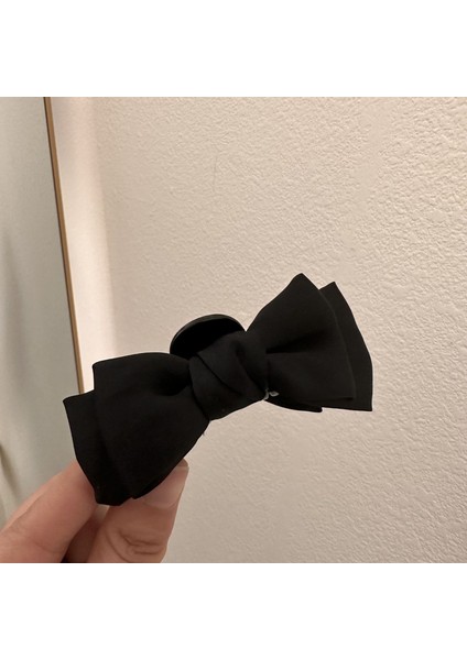 1 Siyah Yay Prenses Kafa Kavrama Klipsi (Yurt Dışından)