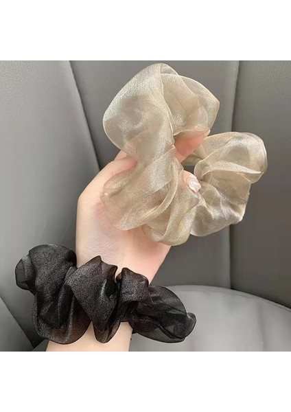 1 Yazlık Büyük Örgü Süper Peri Saç Halkası (Siyah) (Yurt Dışından) fiyatları