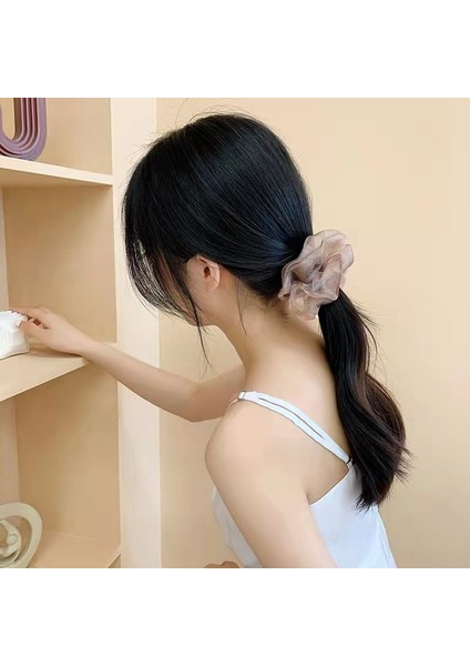 1 Yazlık Büyük Örgü Süper Peri Saç Halkası (Siyah) (Yurt Dışından) modelleri