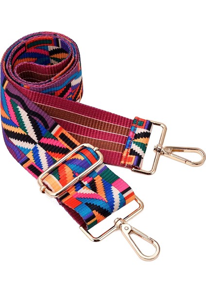 Geniş Omuz Askısı Ayarlanabilir Yedek Kemer Çapraz Kanvas Çanta（yedi RENK）75-130CM (Yurt Dışından)