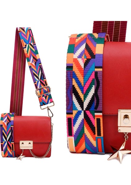 Geniş Omuz Askısı Ayarlanabilir Yedek Kemer Çapraz Kanvas Çanta（yedi RENK）75-130CM (Yurt Dışından) fırsatları