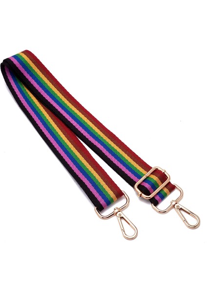 Geniş Omuz Askısı Ayarlanabilir Yedek Kemer Çapraz Kanvas Çanta（çizgili Altın TOKA）80-130CM (Yurt Dışından) modelleri