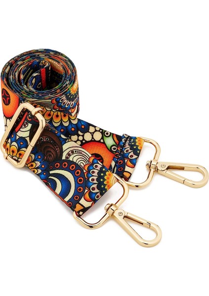 Geniş Omuz Askısı Ayarlanabilir Yedek Kemer Çapraz Kanvas ÇANTA(#14)80-130CM (Yurt Dışından)