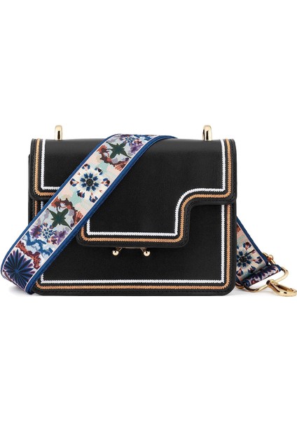 Geniş Omuz Askısı Ayarlanabilir Yedek Kemer Çapraz Kanvas ÇANTA（BULUTLAR）80-130 (Yurt Dışından) fırsatları