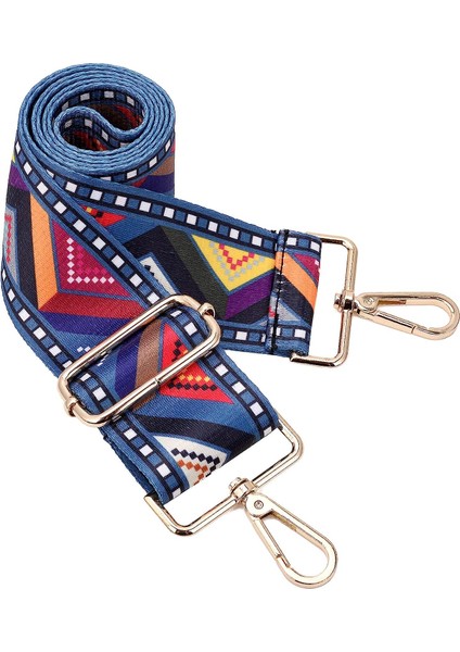 Geniş Omuz Askısı Ayarlanabilir Yedek Kemer Çapraz Kanvas Çanta (Film KARESI)80-130CM (Yurt Dışından)