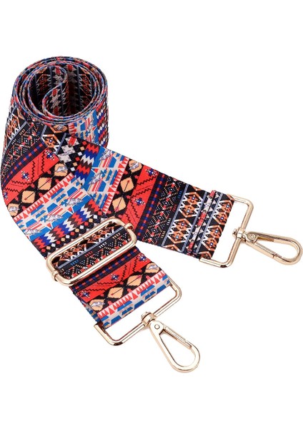 Geniş Omuz Kayış Ayarlanabilir Yedek Kemer Çapraz Çanta（stil Üç Altın TOKA）75-130CM (Yurt Dışından)