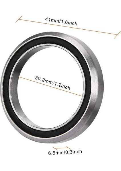 Mtb Kask Rulmanları, Katlanır Yol Bisikleti Için Uzun Süreli Kullanım Için Dayanıklı Kask Aksesuarları (Siyah 41 * 30.2 * 6.5mm) (Yurt Dışından) fırsatları