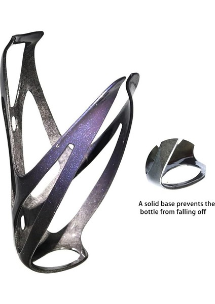 Bisiklet Şişe Kafesi, Karbon Fiber Şişe Kafesi, Hafif Bisiklet Şişe Kafesi, Hafif ve Sağlam, Vidalı, Yol ve Dağ Bisikletleri Için (Mor, 14CM Yüksekliğinde) (Yurt Dışından) fırsatları