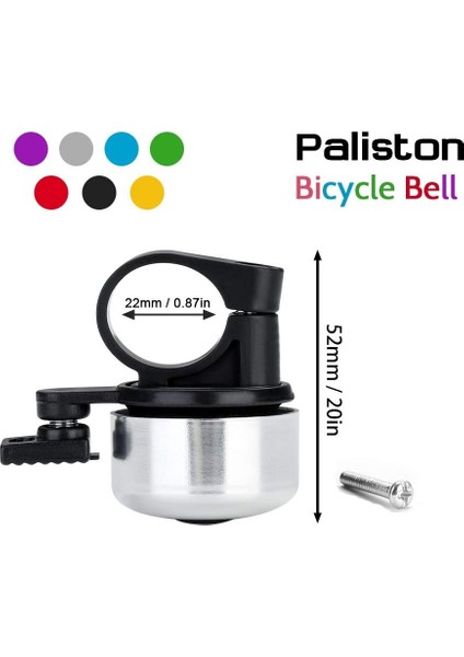 1 Adet Alüminyum Bisiklet Zili Bisiklet Zili (Gümüş) (Yurt Dışından) indirimleri