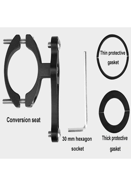 2 Adet Bisiklet Gidon Sele Direği Uzatma Braketi Kiti Kurulumu Kolay Bisiklet Şişe Tutucu Ek Parçası Gidon Sele Direği Üzerinde Çift Taraflı Kilit (Siyah) (Yurt Dışından) fiyatları