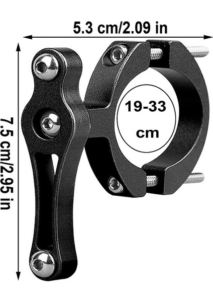 2 Adet Bisiklet Gidon Sele Direği Uzatma Braketi Kiti Kurulumu Kolay Bisiklet Şişe Tutucu Ek Parçası Gidon Sele Direği Üzerinde Çift Taraflı Kilit (Siyah) (Yurt Dışından) modelleri