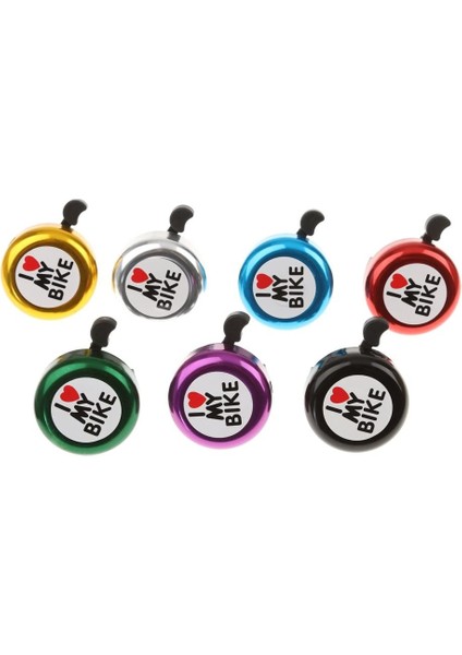 2 Adet Bisikletimi Seviyorum Alaşımlı Çocuk Yetişkin Bisiklet Zili Kornası (Altın, 55*55*55MM) (Yurt Dışından) fiyatları