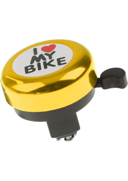 2 Adet Bisikletimi Seviyorum Alaşımlı Çocuk Yetişkin Bisiklet Zili Kornası (Altın, 55*55*55MM) (Yurt Dışından) modelleri