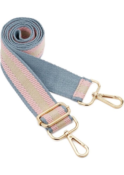 Geniş Omuz Askısı Ayarlanabilir Yedek Kemer Çapraz Kanvas ÇANTA(A-11GRI)80-130CM (Yurt Dışından)