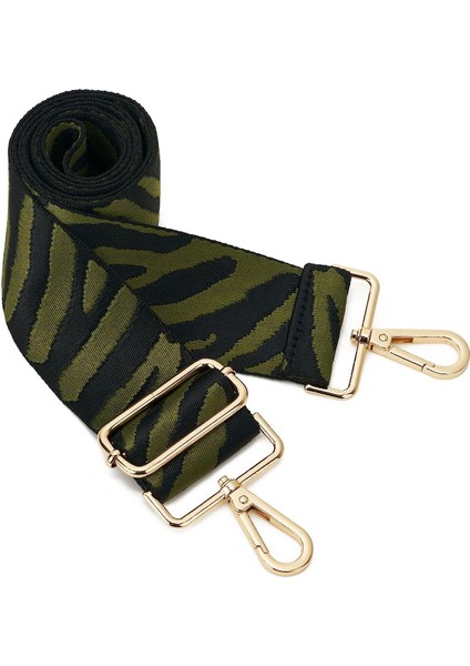 Geniş Omuz Omuzları Ayarlanabilir Değiştirme Çantası (Askeri Yeşil) 80-130CM (Yurt Dışından)