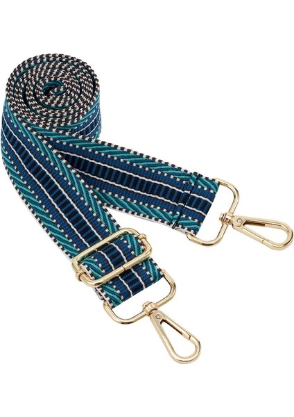 Geniş Omuz Askısı Ayarlanabilir Yedek Kemer Çapraz Kanvas Çanta Bluegolden TOKA78-140CM (Yurt Dışından)