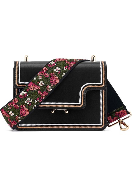 Geniş Omuz Askısı Ayarlanabilir Yedek Kemer Çapraz Kanvas Çanta（beyaz PUDRA）80-130CM (Yurt Dışından) fırsatları