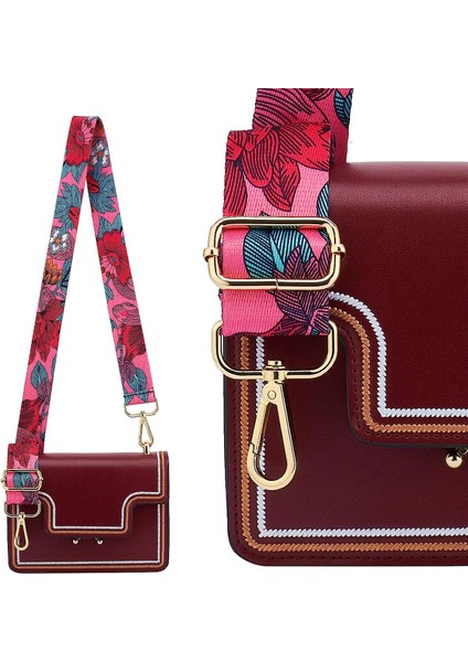 Geniş Omuz Omuzları Ayarlanabilir Değiştirilebilir Kemer Çantası (77 Numaralı Altın Düğme) 80-140CM (Yurt Dışından) modelleri