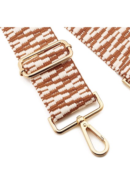 Geniş Omuz Askısı Ayarlanabilir Yedek Kemer Çapraz Kanvas ÇANTA（C401-13 Altın Toka） (Yurt Dışından) modelleri