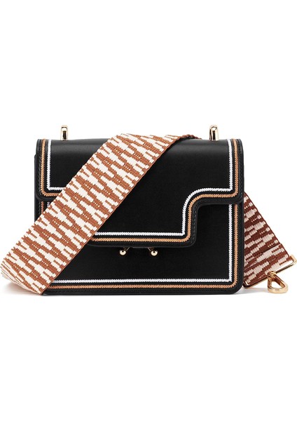 Geniş Omuz Askısı Ayarlanabilir Yedek Kemer Çapraz Kanvas ÇANTA（C401-13 Altın Toka） (Yurt Dışından) fırsatları