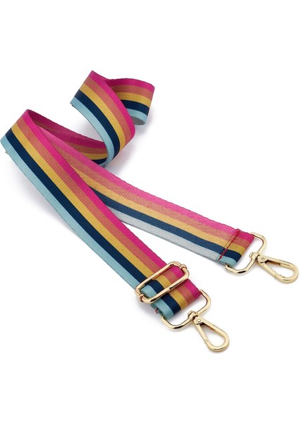 Geniş Omuz Askısı Ayarlanabilir Yedek Kemer Çapraz Kanvas Çanta（retro GÖKKUŞAĞI）80-130CM (Yurt Dışından) fiyatları