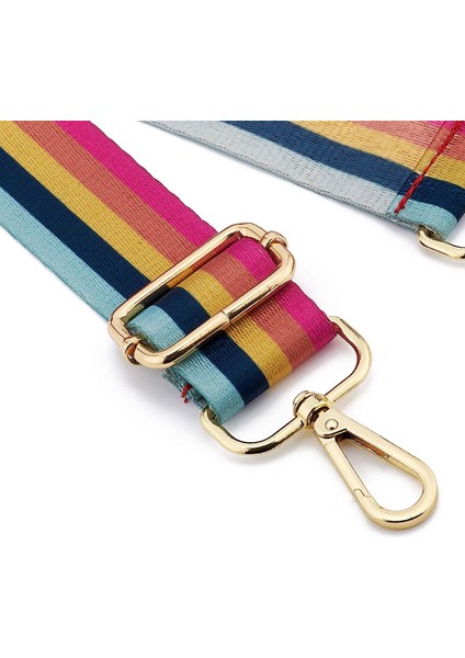 Geniş Omuz Askısı Ayarlanabilir Yedek Kemer Çapraz Kanvas Çanta（retro GÖKKUŞAĞI）80-130CM (Yurt Dışından) modelleri